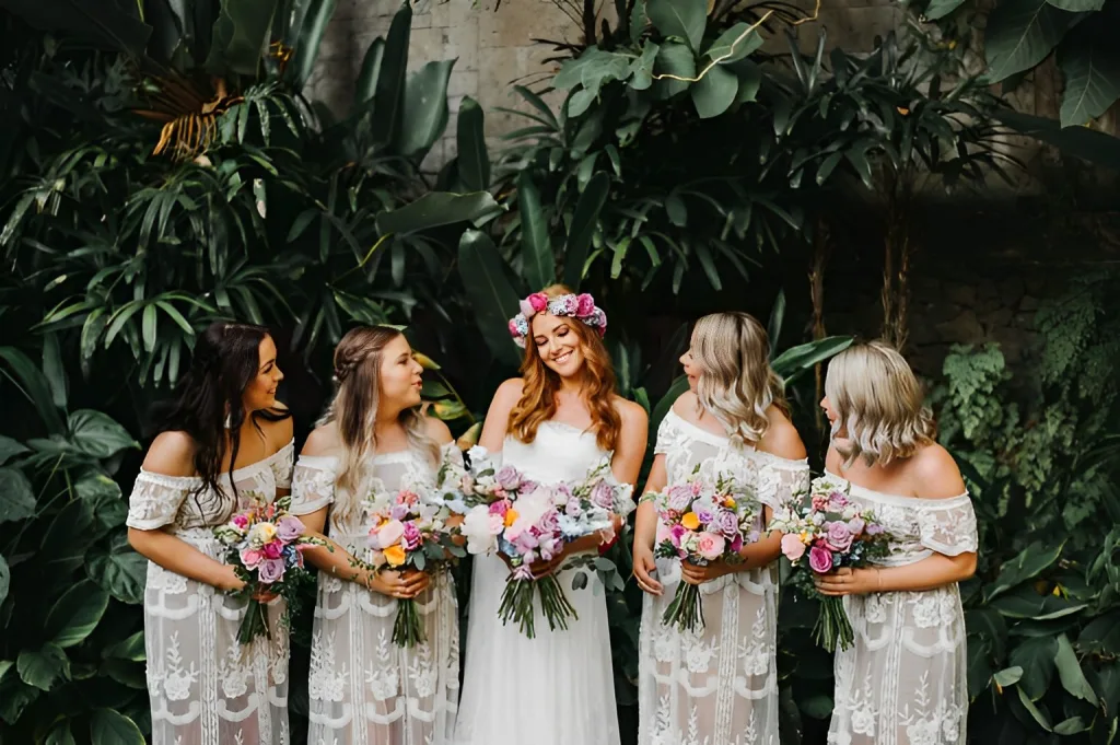 Real wedding photograph — Bali wedding planning and styling by Wonderland Bali Events